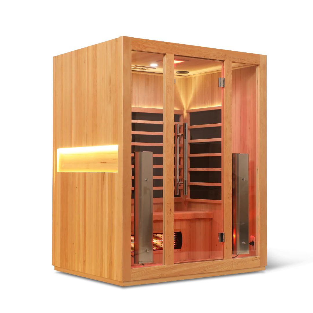 3 Person Full Spectrum "Smart" WIFI Infrared Sauna
