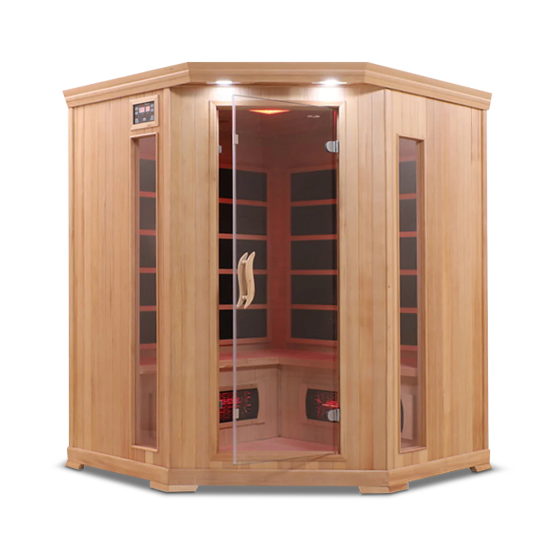 4 Person Full Spectrum Corner Infrared Sauna
